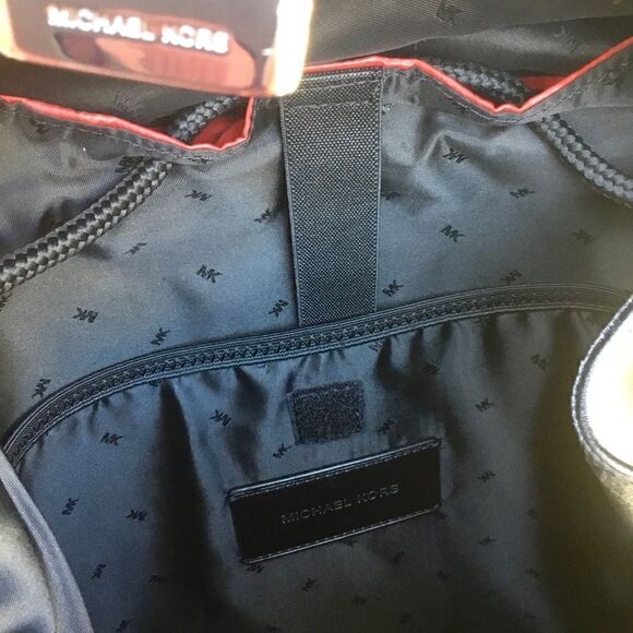 MICHAEL KORS BROOKLYN QUILTY LARGE BACKPACK LAPTOP SCHOOL WORK VACATION TRAVEL - Picture 12 of 14